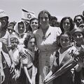 Golda Meir with children of Kibbutz Shfayim.jpg